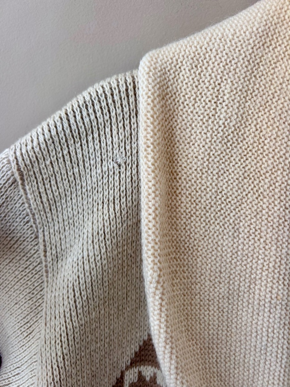 Pendleton Vintage 1970s Western Aztec Wool Shawl Collar Cardigan Sweater M - Picture 14 of 15